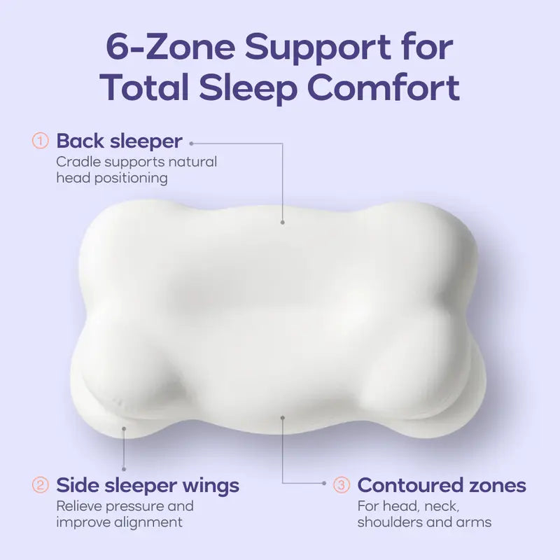 Cloud Pillow + FREE Pillowcase | for Side Back & Stomach Sleepers