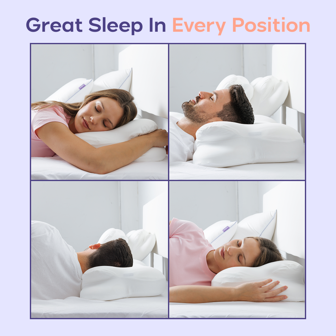 Cloud Pillow + FREE Pillowcase | for Side Back & Stomach Sleepers